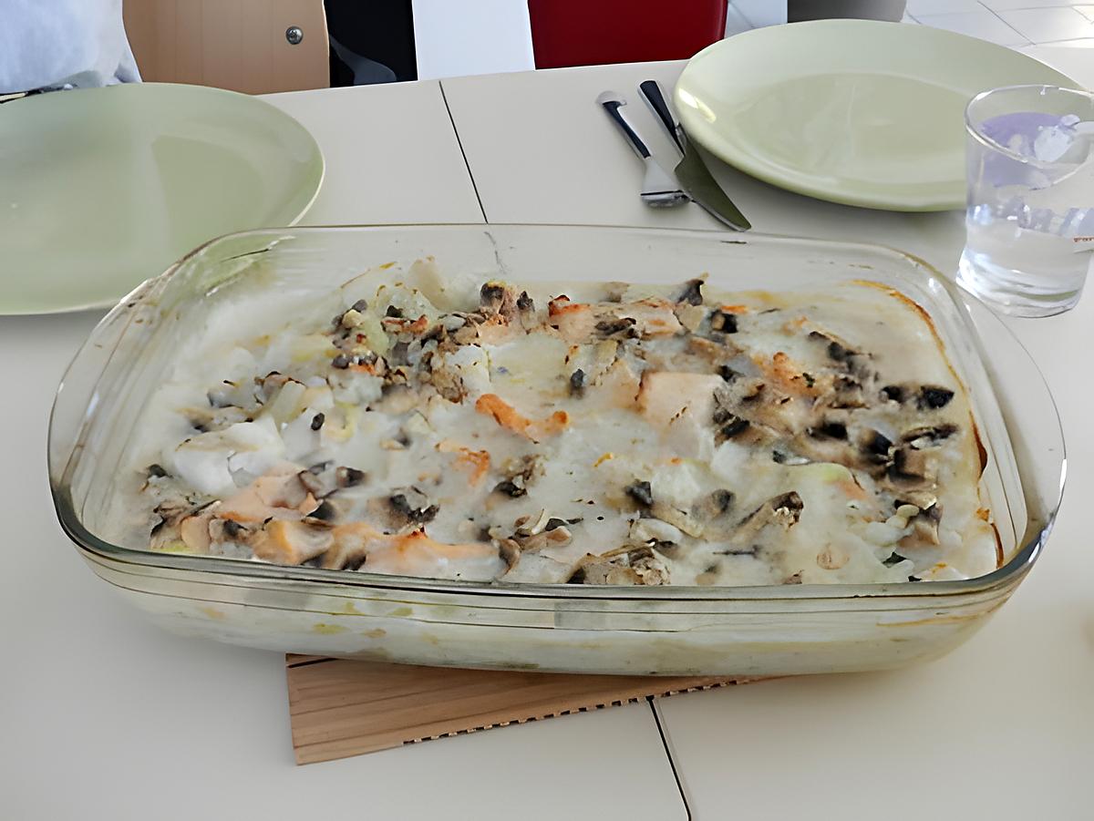 recette Gratin de poisson