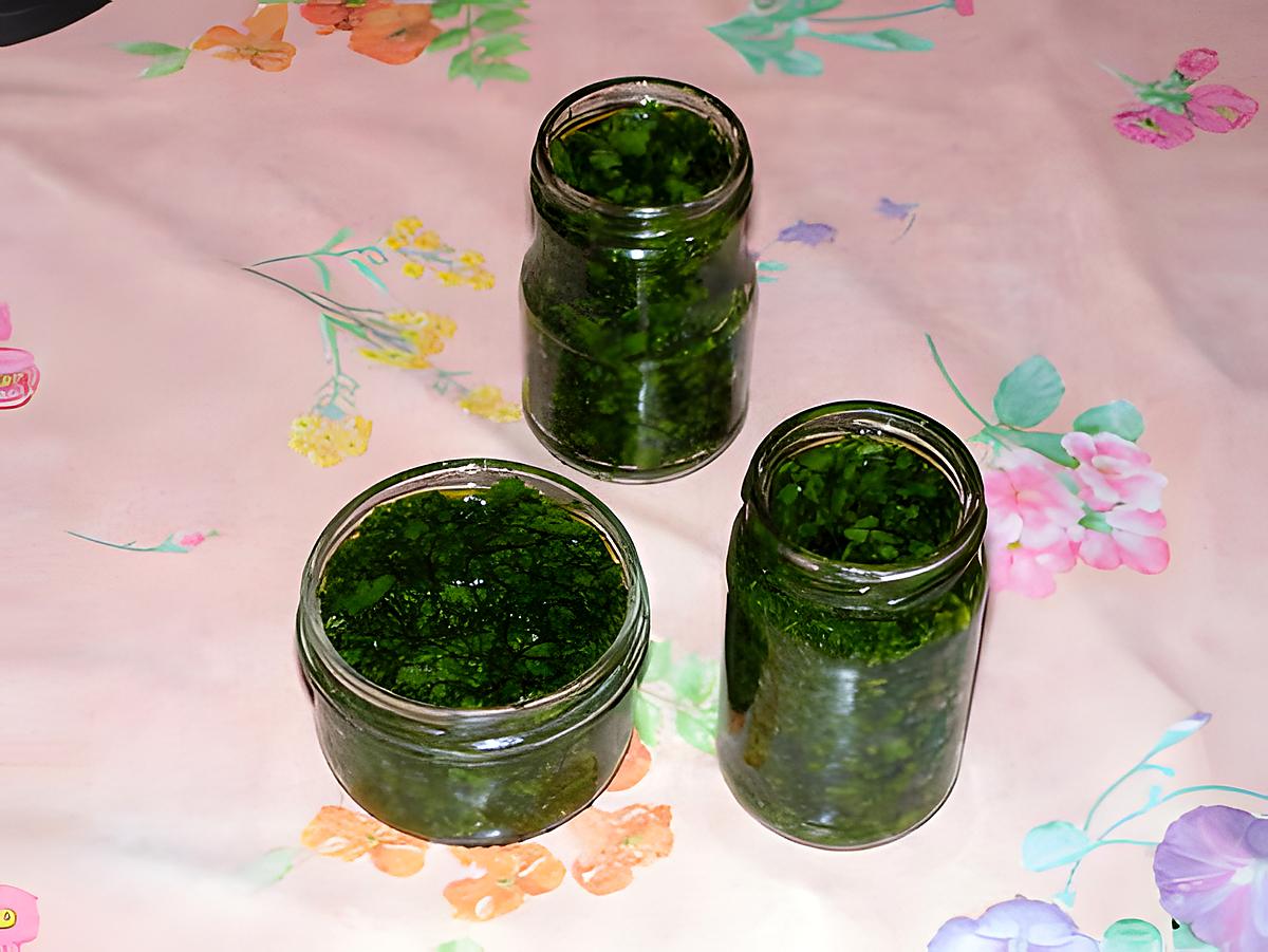 recette Pesto à l'ail des ours