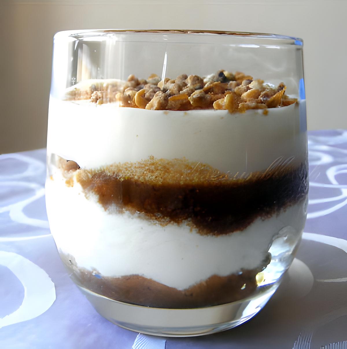 recette Tiramisù aux noisettes et au caramel "pointe de sel"