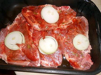 recette Mixed grill de porc et légumes