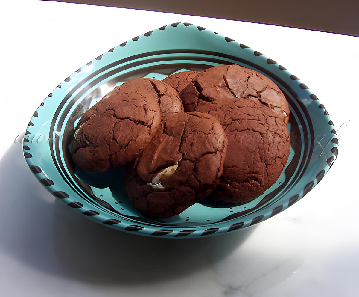 recette Cookies aux 3 chocolats
