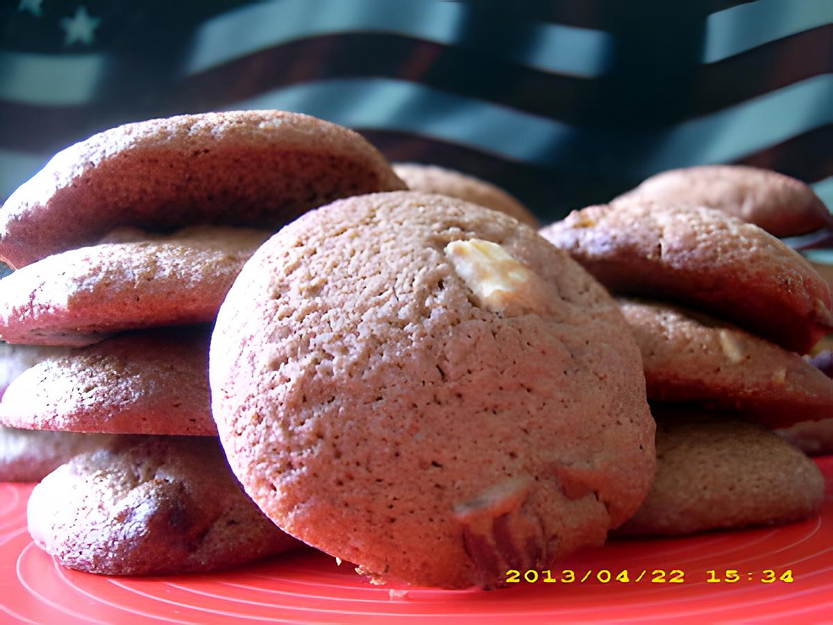 recette cookies chunks aux 3 chocolats