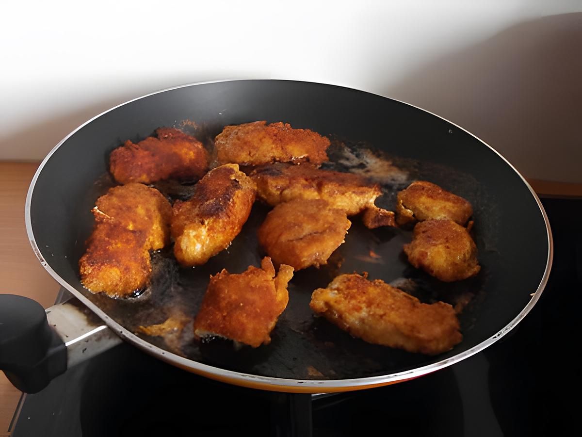 recette ESCALOPES DE POULET PANEES