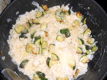 recette Risotto aux courgettes