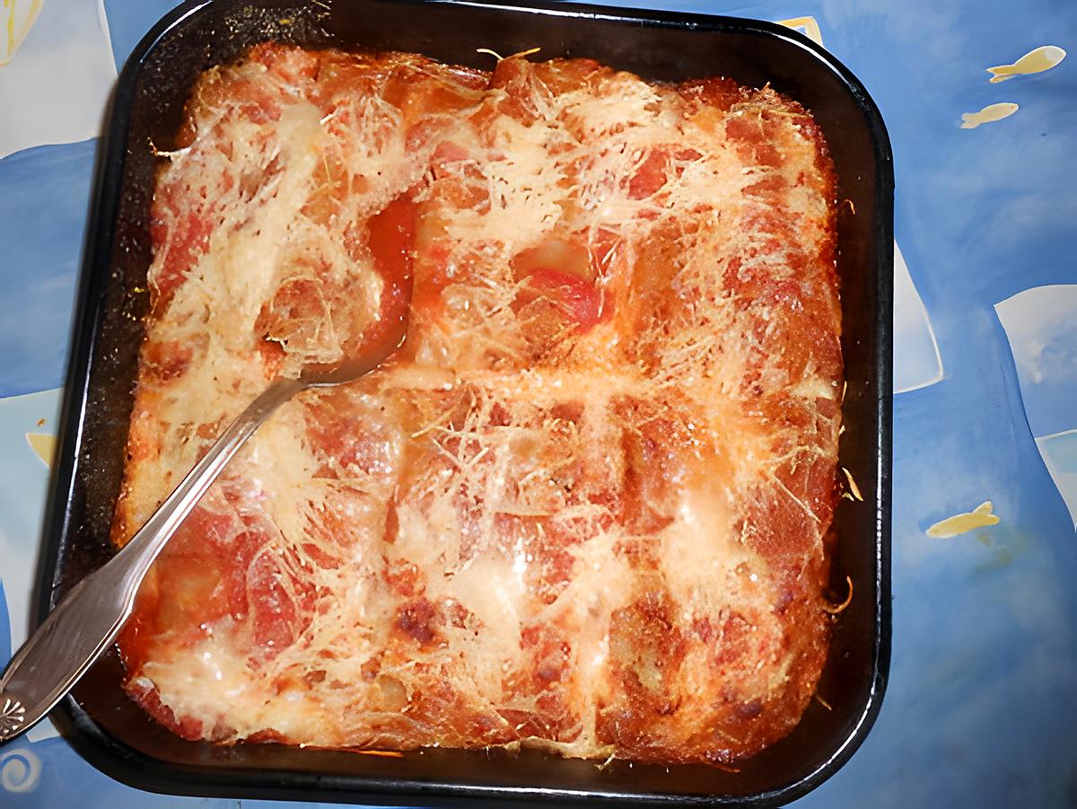 recette Cannelloni au boeuf haché