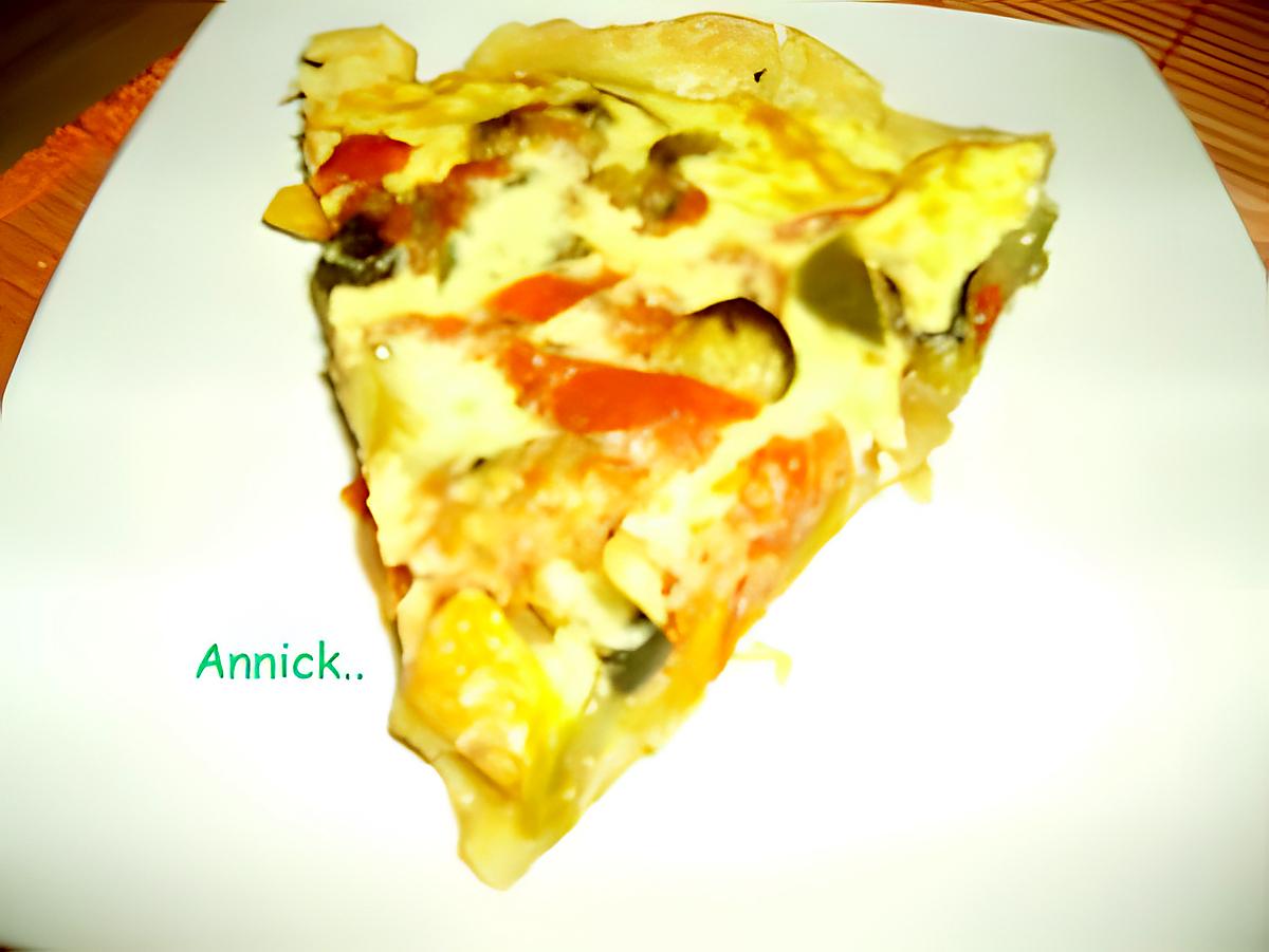 recette quiche aux légumes