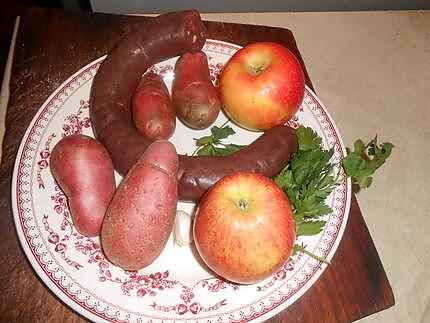 recette Boudin noir au deux pommes