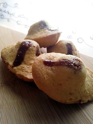 recette Madeleines coeur carambar et beurre demi sel