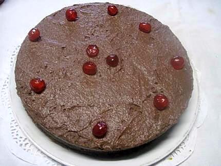 recette Gâteau à la  mousse de chocolat, sans cuisson .