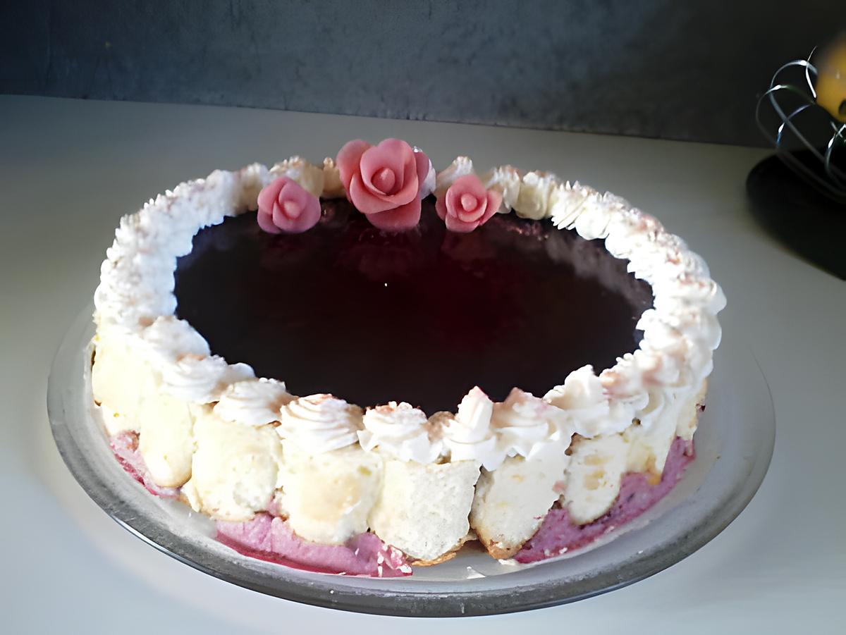 recette Bavarois framboise