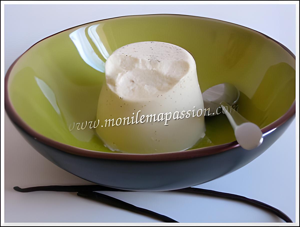 recette Panna Cotta à la vanille de l'Île Maurice et à l'agar-agar