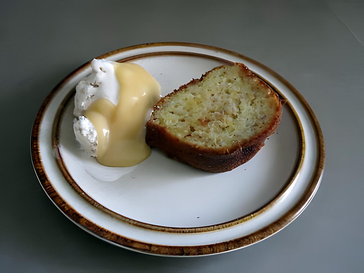 recette Gâteau aux bananes et à l`ananas