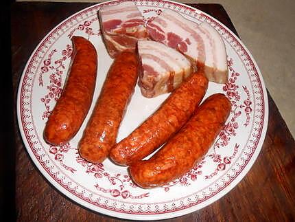 recette Saucisses de montbeliard au petits pois primeur