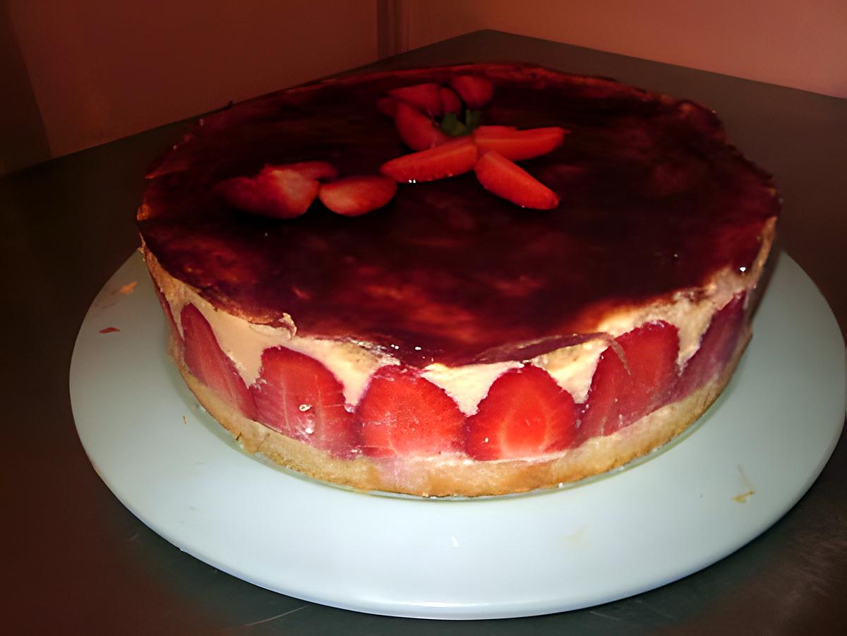 recette Mon fraisier (Recette de Monica)