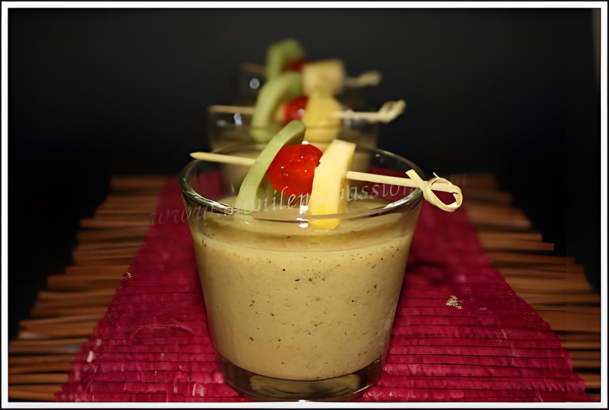 recette Smoothie ananas passion kiwi