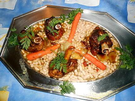 recette Souris d agneau confite aux haricots blancs