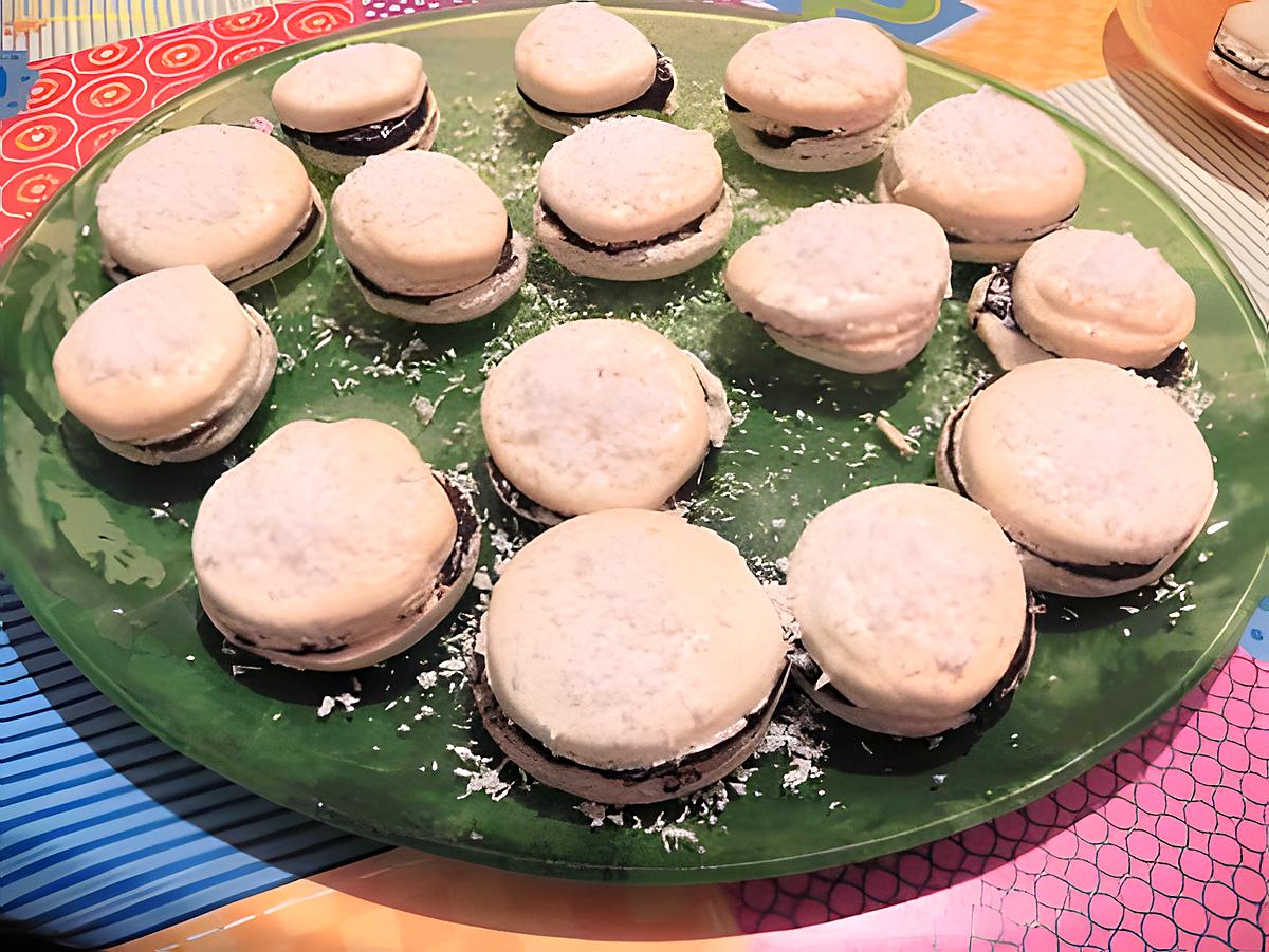 recette Macarons coco-chocolat