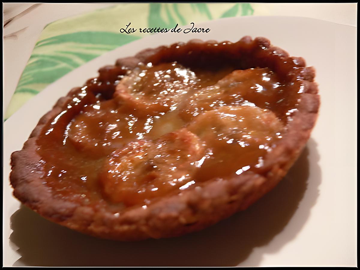 recette tartelettes banane/caramel