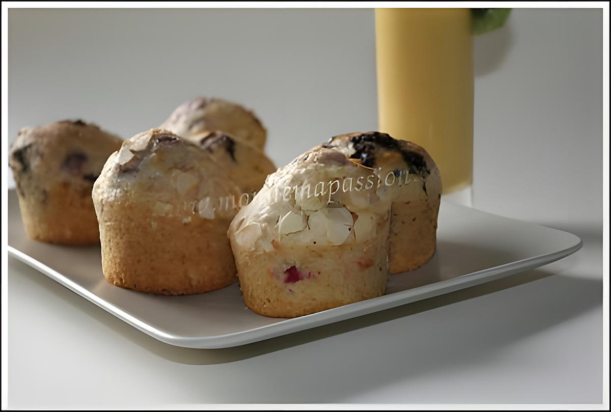 recette Muffins aux framboises et à la fève Tonka