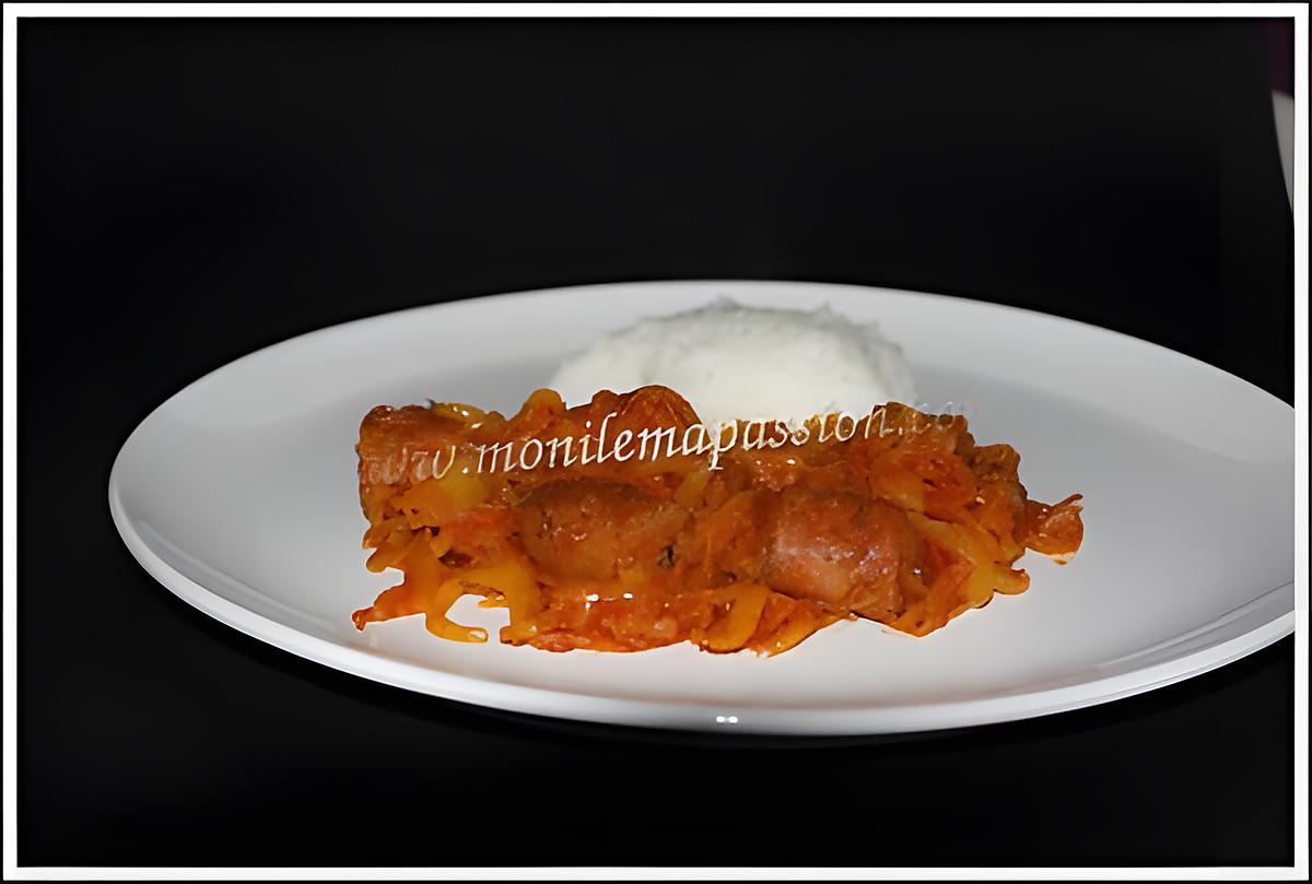 recette Rougail saucisses