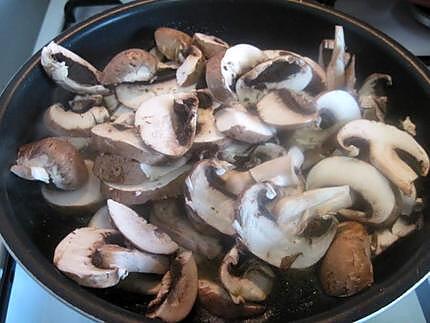recette Bouchées aux champignons rosés.