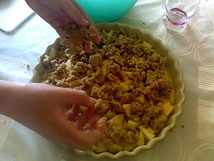 recette crumble aux pommes