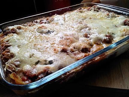 recette Lasagnes à la bolognaise et 4 fromages