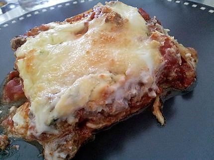 recette Lasagnes à la bolognaise et 4 fromages