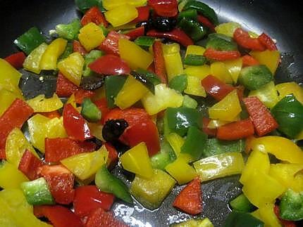 recette Tortillas garnis de boeuf haché, et de légumes.