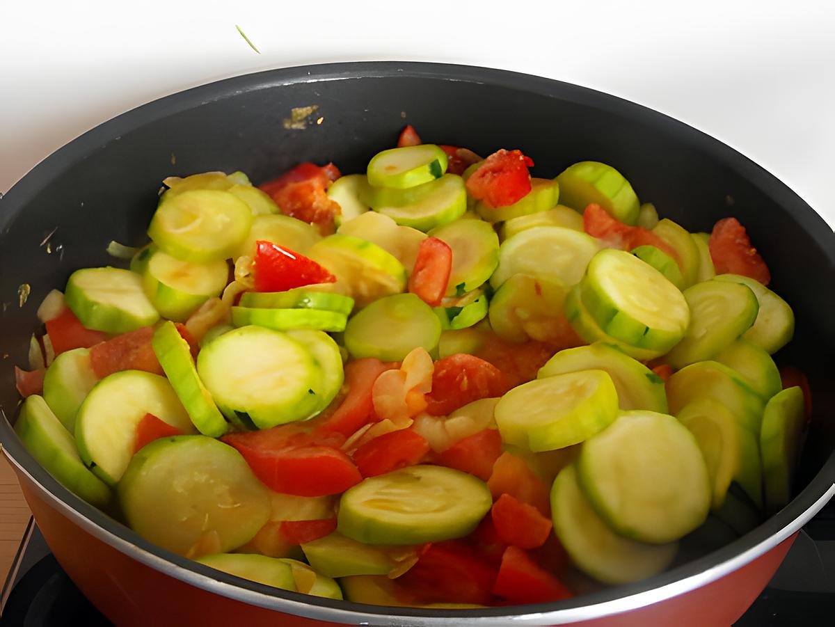 recette POELEE TOMATES COURGETTES