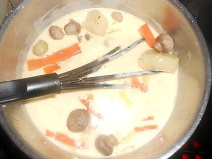 recette Blanquette de poulet