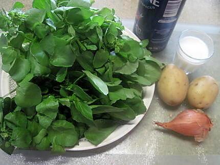 recette soupe au cresson.