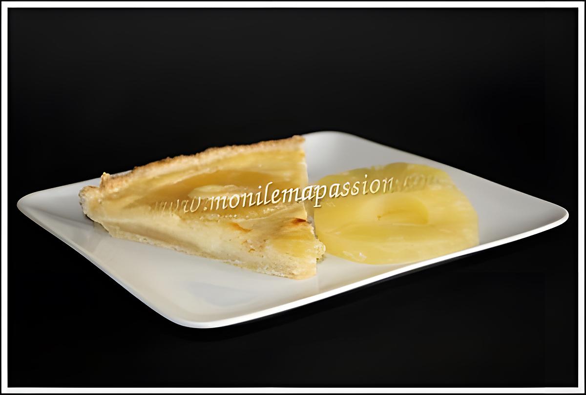 recette Tarte à l'ananas