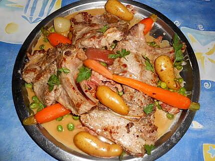 recette Cotes de veau en cocotte