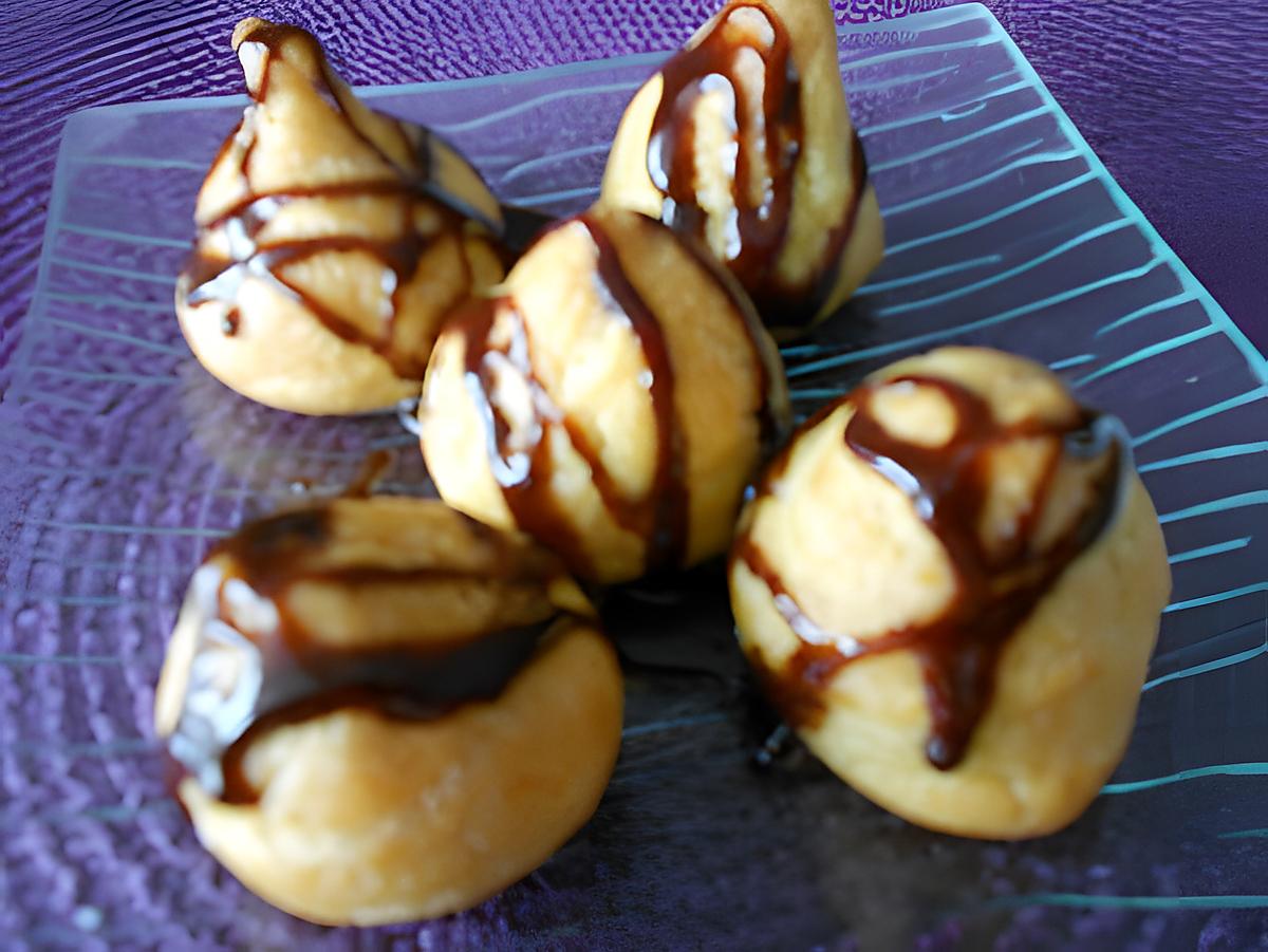 recette Profiteroles vanille sauce chocolat