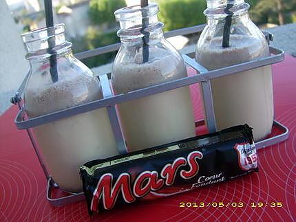 recette milk-shake aux mars