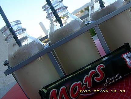 recette milk-shake aux mars