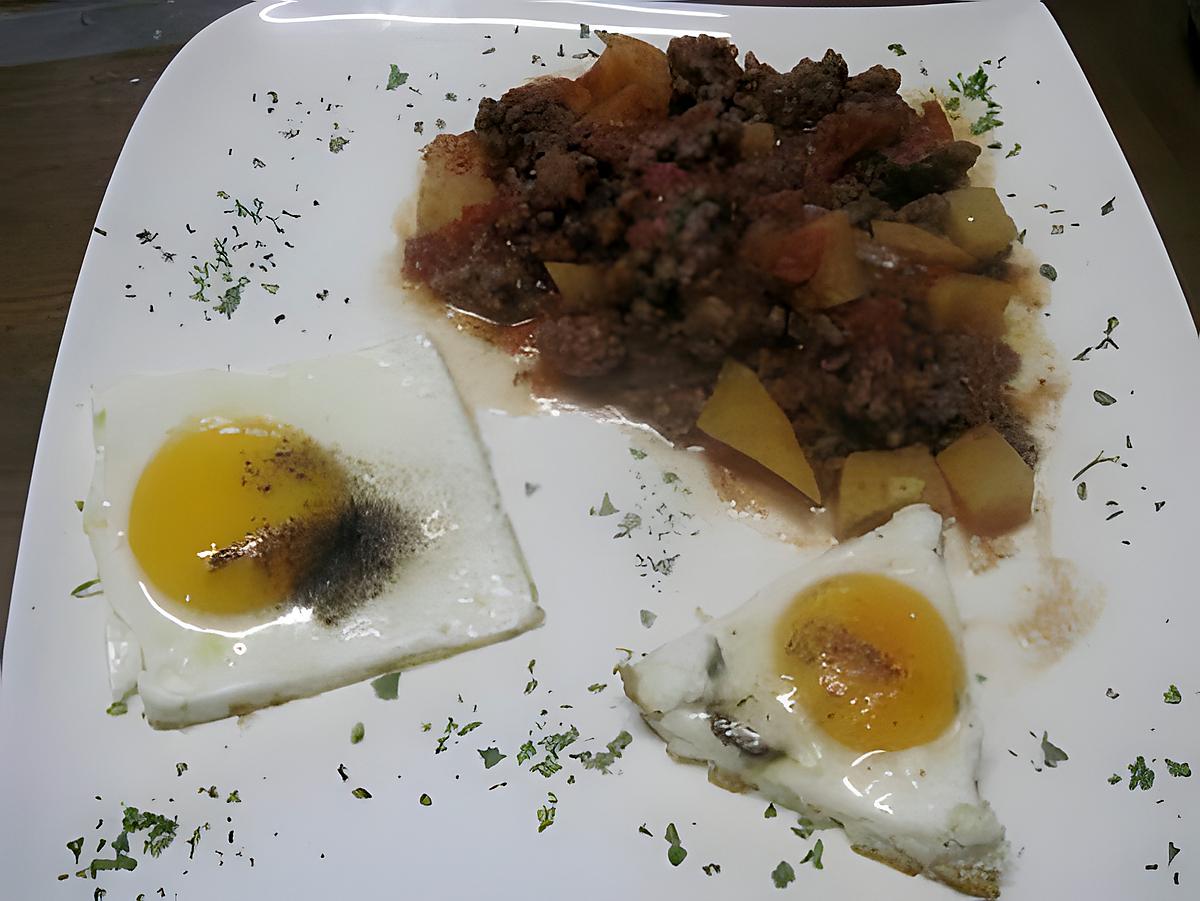 recette Boeuf haché au rutabaga et oeufs.