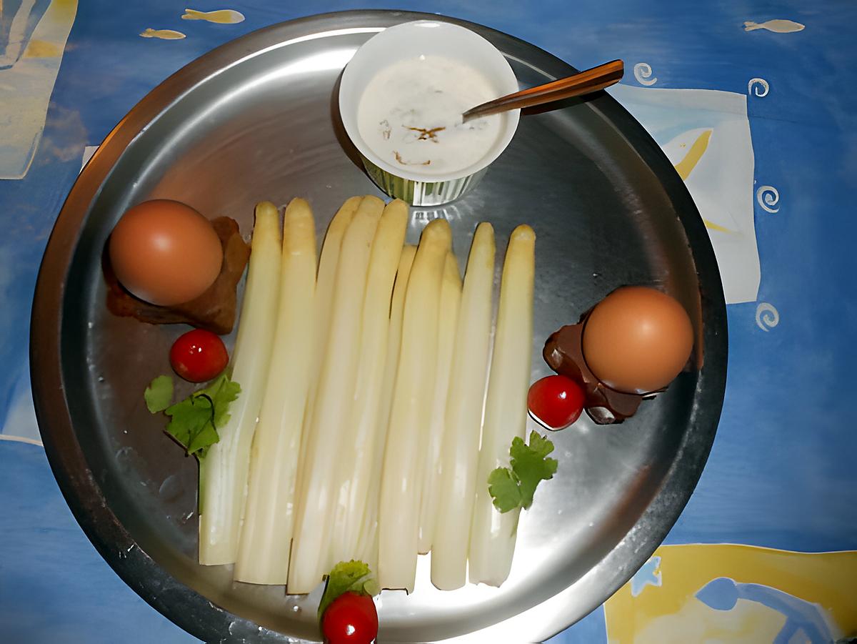 recette Asperges a la fontanelle