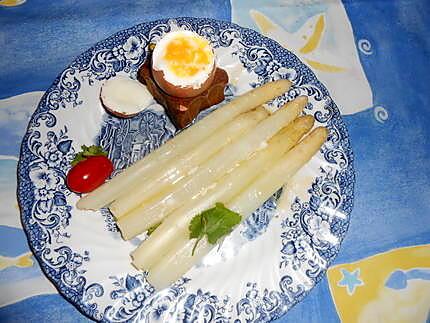 recette Asperges a la fontanelle