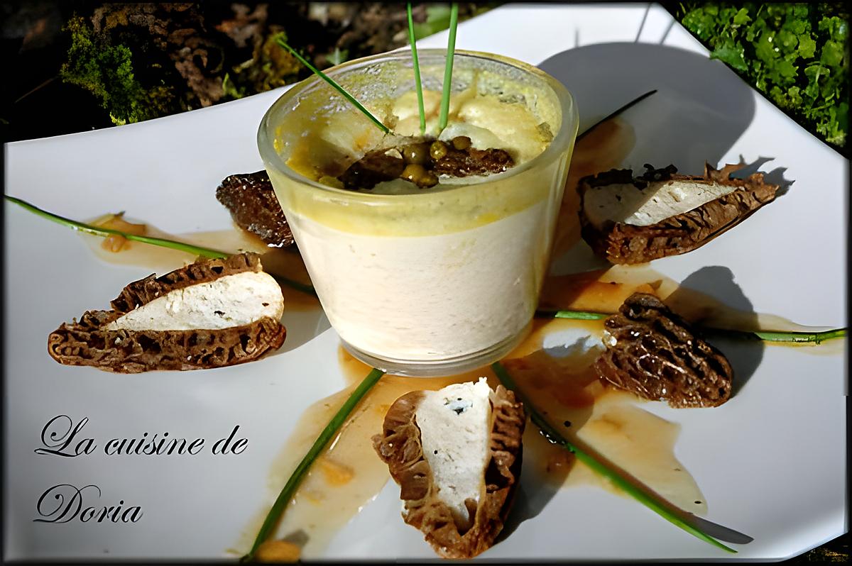 recette Flans de Foie gras aux Morilles