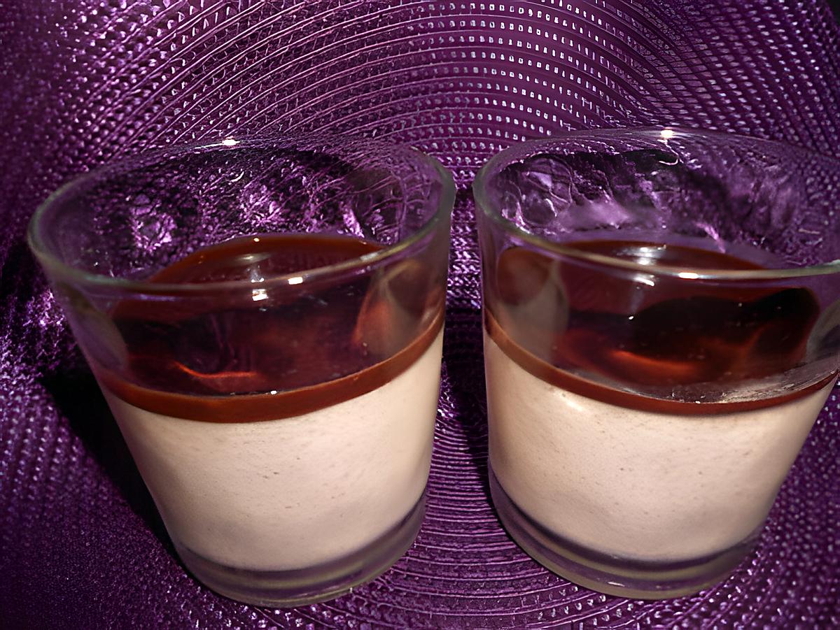 recette Pana cotta saveur praliné