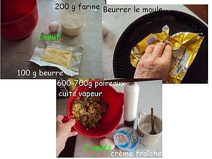 recette Tarte au poireau