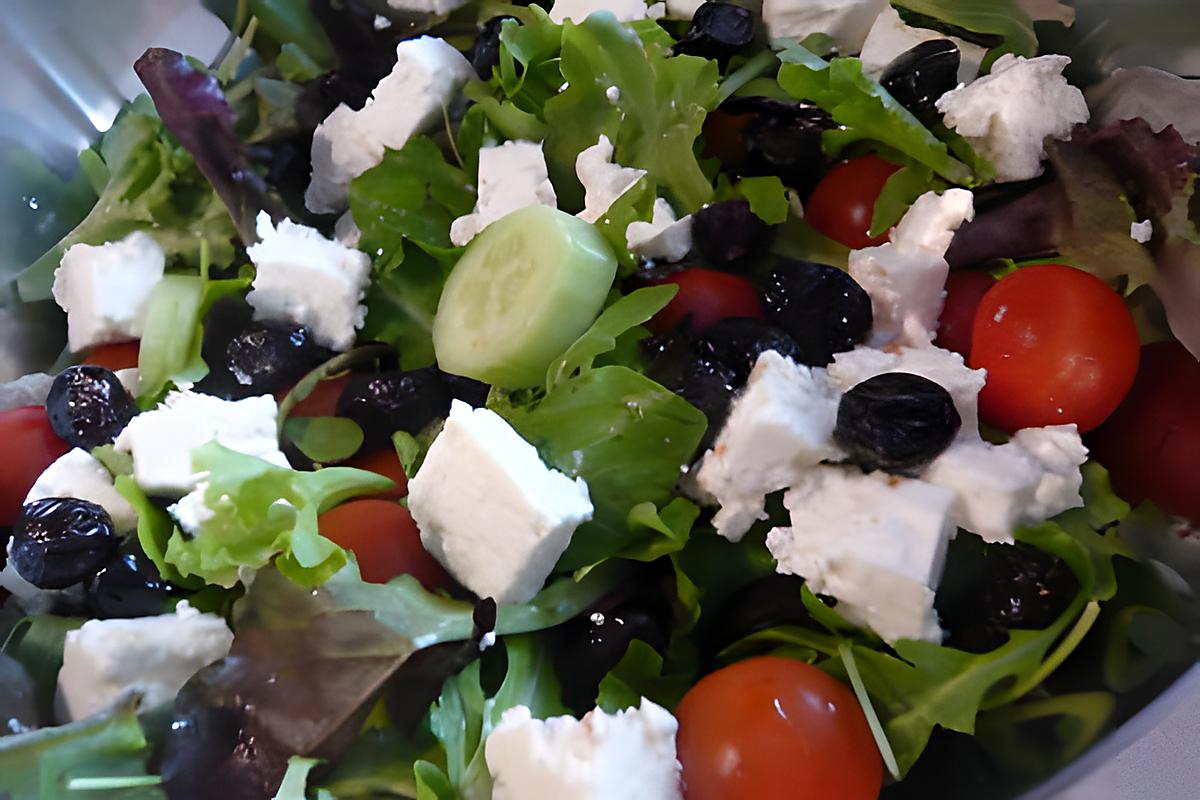 recette Salade Grec rafraichissante