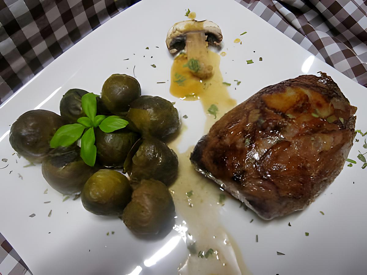 recette Tranches de foie garnies de fromage.