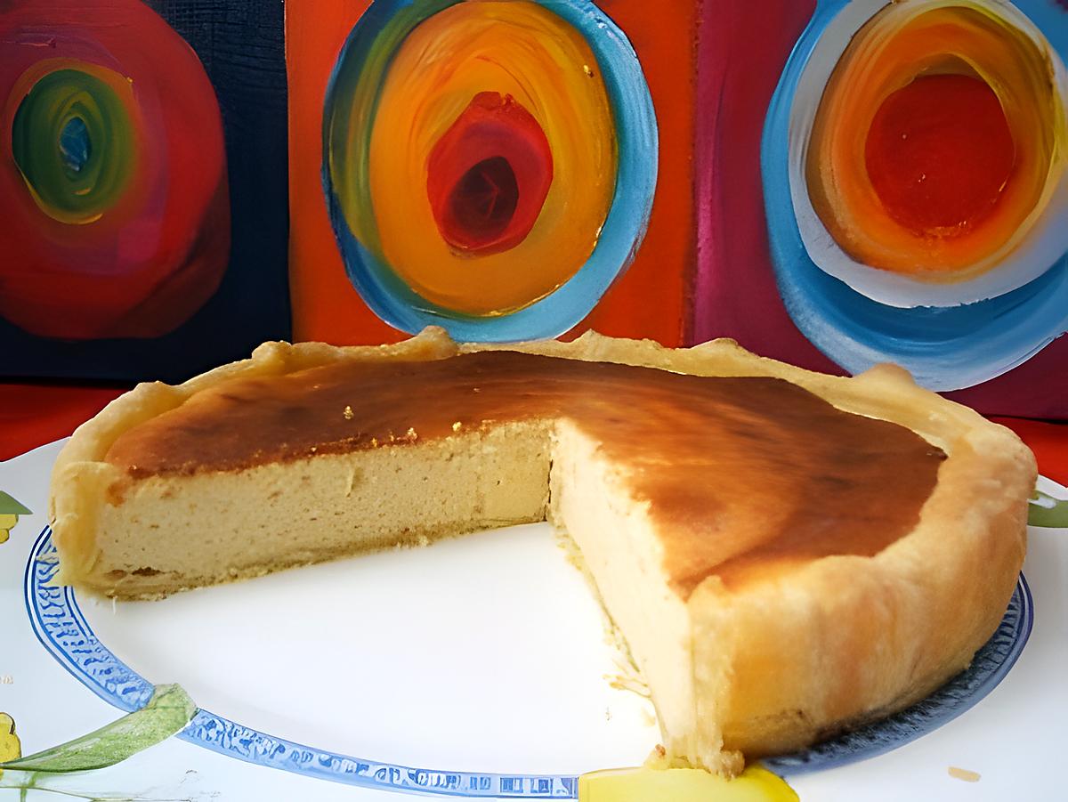 recette Tarte au fromage blanc à la vanille