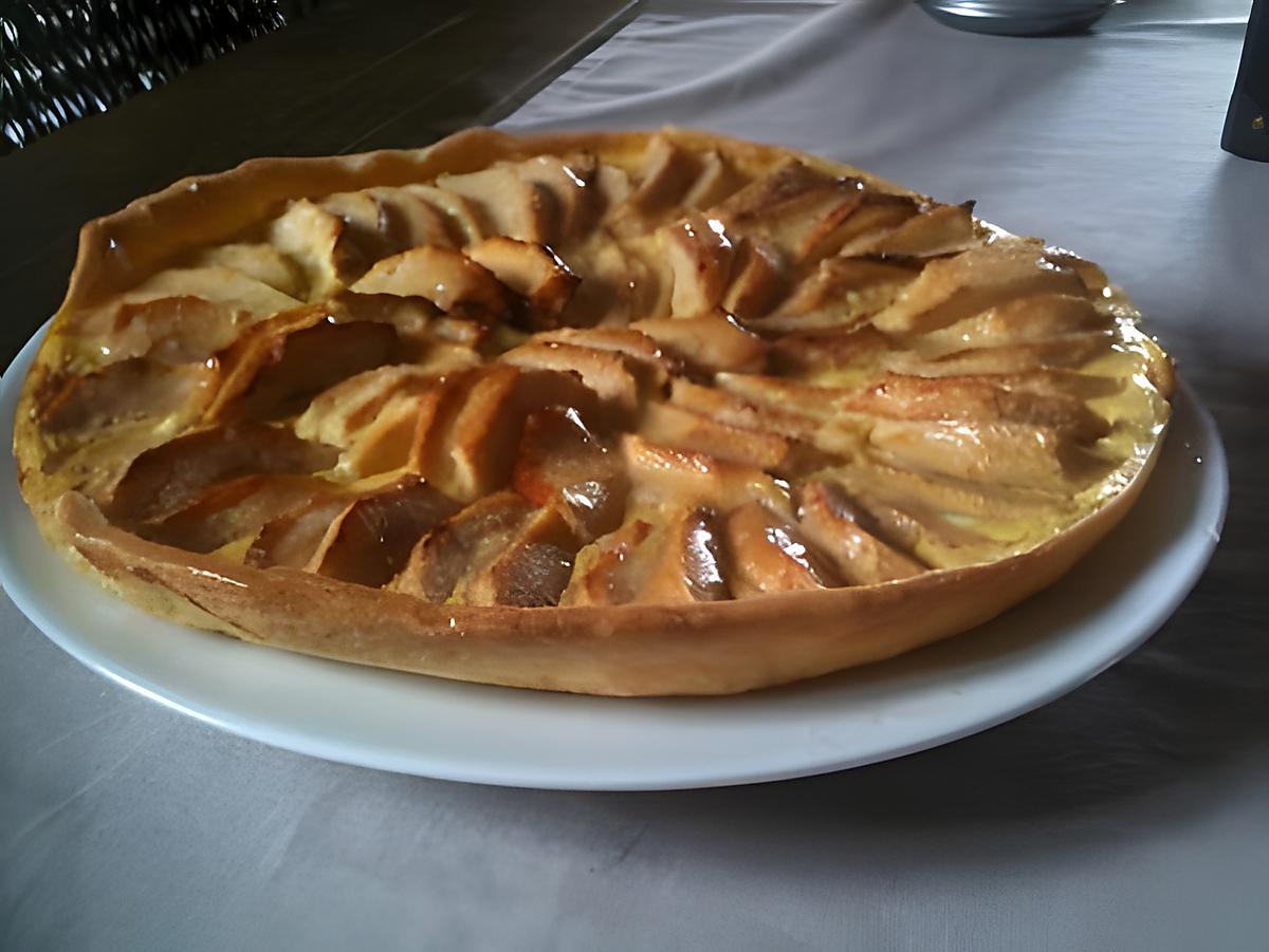 recette tarte aux pommes canelle et vanille