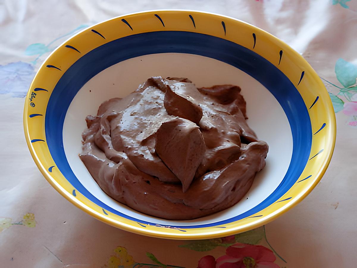 recette Crème chantilly au chocolat