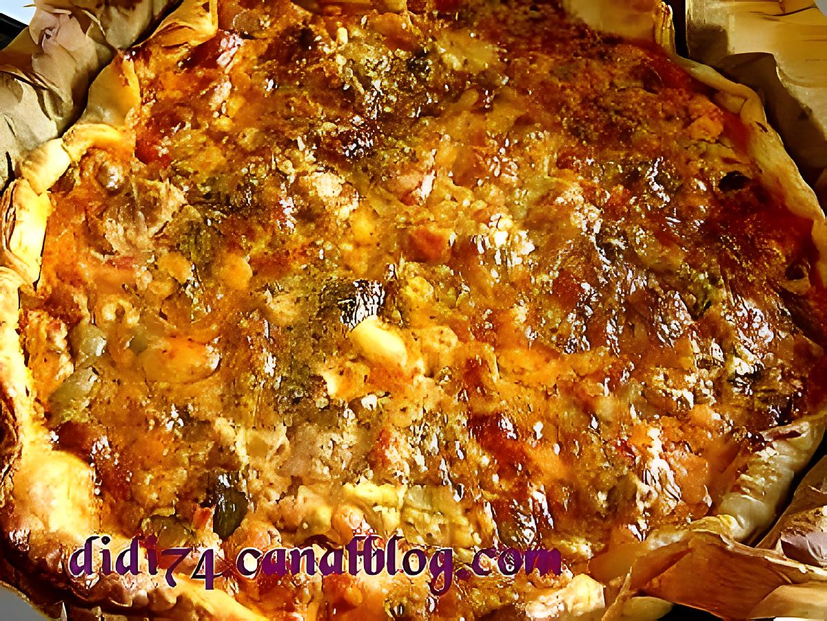 recette Tarte à la ratatouille et sauce chypriote