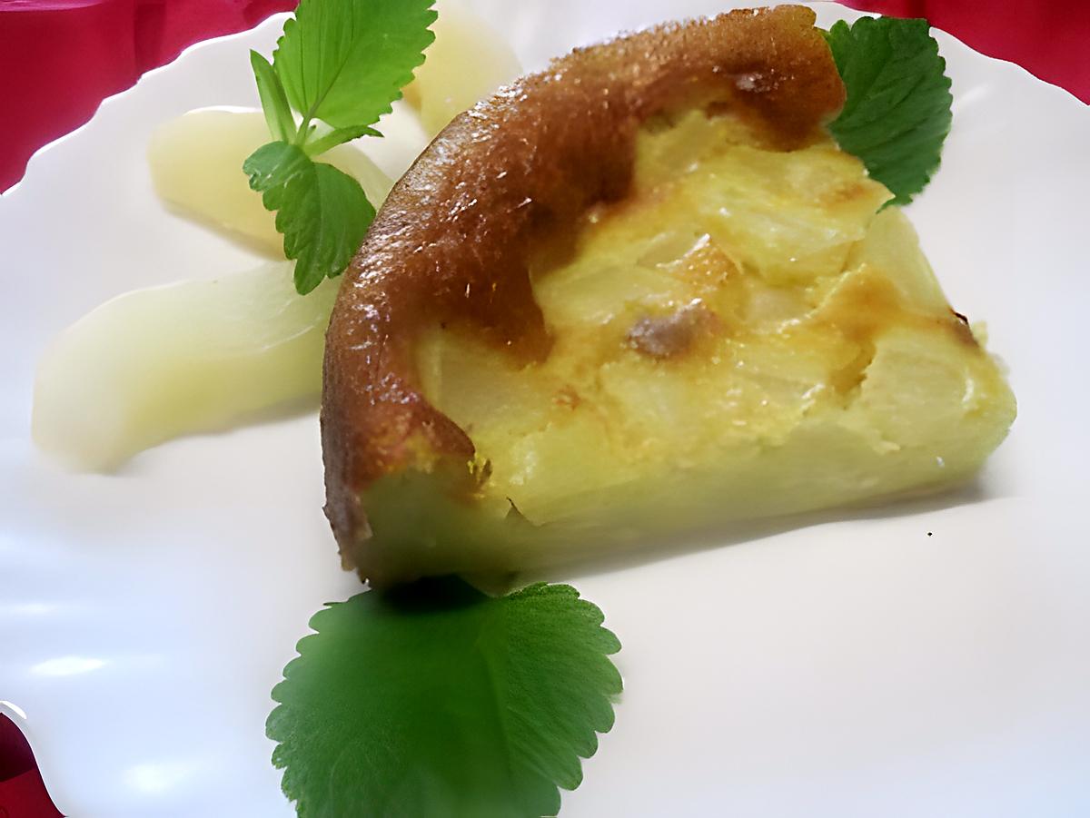 recette Clafoutis aux poires.